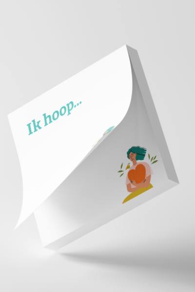 Post-its 'Hoop doet leven'
