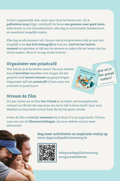Flyer 'Dag van de Palliatieve Zorg 2026'